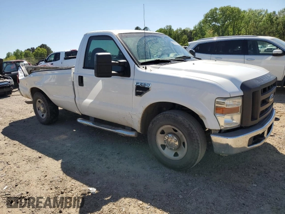 2009 Ford F-250 XL with VIN 1FTNF20579EB29316, listed as a Copart auction lot 53327005 with 183,179 mi miles and Salvage title. Bid and sale history available at DreamBid. Image 4.