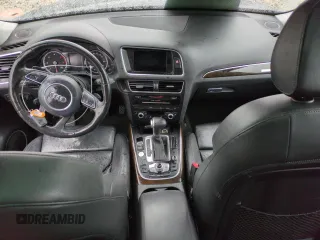 2014 Audi Q5 Premium Plus with VIN WA1CMAFP3EA095354, listed as a Copart auction lot 82421174 with 146,500 mi miles and Salvage title. Bid and sale history available at DreamBid. Image 8.