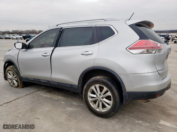2015 Nissan Rogue SL with VIN 5N1AT2MV1FC893683, listed as a Copart auction lot 46156415 with 0 mi miles and Salvage Title. Bid and sale history available at carsss.com. Image 2.