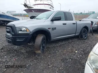 2021 Ram 1500 Classic Warlock with VIN 1C6RR7GT2MS595912, listed as a IAAI auction lot 41733123 with 33,156 mi miles. Bid and sale history available at carsss.com. Image 2.