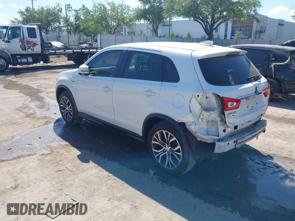 2019 Mitsubishi Outlander Sport ES 2.0 with VIN JA4AP3AUXKU028722, listed as a IAAI auction lot 41875610 with 71,728 mi miles. Bid and sale history available at carsss.com. Image 3.