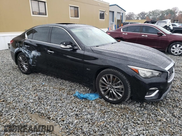 2020 Infiniti Q50 3.0t SPORT with VIN JN1EV7AP7LM201826, listed as a Copart auction lot 81064314 with 95,036 mi miles and Salvage Title. Bid and sale history available at carsss.com. Image 4.