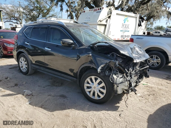 2017 Nissan Rogue S with VIN KNMAT2MT2HP579264, listed as a Copart auction lot 80985654 with 175,752 mi miles and Salvage Title. Bid and sale history available at carsss.com. Image 4.
