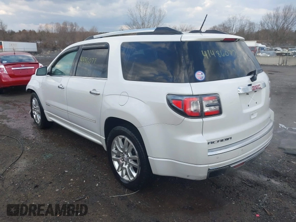 2016 GMC Acadia Denali with VIN 1GKKVTKD5GJ175039, listed as a IAAI auction lot 41486077 with 137,509 mi miles. Bid and sale history available at carsss.com. Image 3.