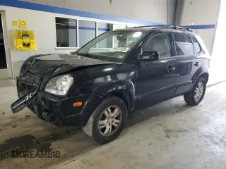 2006 Hyundai Tucson GLS with VIN KM8JN72D86U322929, listed as a Copart auction lot 54137625 with 117,928 mi miles and Salvage title. Bid and sale history available at DreamBid. Image 1.