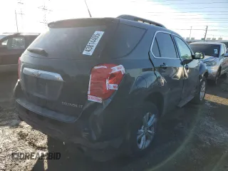2012 Chevrolet Equinox 2LT with VIN 2GNFLNE50C6333157, listed as a Copart auction lot 43814405 with 206,232 mi miles and Salvage Title. Bid and sale history available at DreamBid. Image 3.