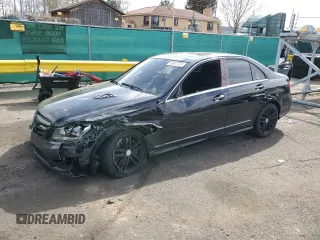 2013 Mercedes-Benz C 300 Sport with VIN WDDGF8AB7DR248667, listed as a Copart auction lot 53837375 with 53,973 mi miles and Salvage Title. Bid and sale history available at DreamBid. Image 1.