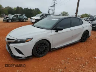 2021 Toyota Camry XSE with VIN 4T1KZ1AK0MU057118, listed as a Copart auction lot 53871805 with 94,179 mi miles and Salvage title. Bid and sale history available at DreamBid. Image 1.