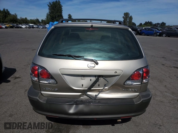 2003 Lexus RX 300 with VIN JTJHF10U030307714, listed as a Copart auction lot 69493314 with 272,189 mi miles and Salvage Title. Bid and sale history available at carsss.com. Image 6.