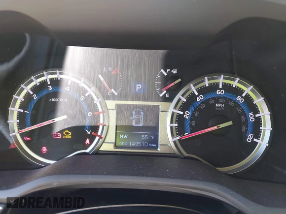 2014 Toyota 4Runner SR5 with VIN JTEZU5JR7E5082045, listed as a IAAI auction lot 41072781 with 149,510 mi miles and . Bid and sale history available at DreamBid. Image 7.