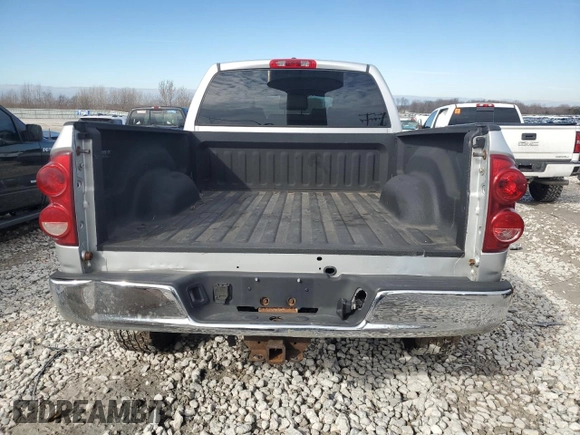 2007 Dodge 2500 SLT with VIN 3D7KS29A87G771098, listed as a Copart auction lot 46424395 with 173,070 mi miles and Clean Title. Bid and sale history available at DreamBid. Image 6.