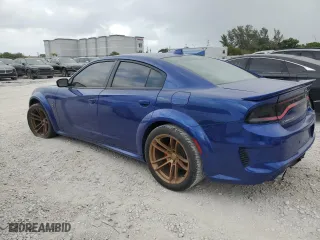 2021 Dodge Charger SRT Hellcat Widebody with VIN 2C3CDXL98MH668185, listed as a Copart auction lot 47751065 with 38,756 mi miles and Salvage Title. Bid and sale history available at carsss.com. Image 2.