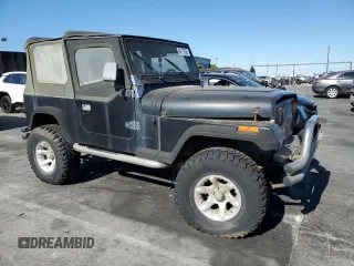 1992 Jeep Wrangler with VIN 2J4FY29S5NJ505850, listed as a Copart auction lot 64117655 with 93,250 mi miles and Clean title. Bid and sale history available at DreamBid. Image 4.