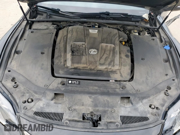 2018 Lexus LS 500 with VIN JTHB51FF9J5000688, listed as a Copart auction lot 58664355 with 106,208 mi miles and Salvage title. Bid and sale history available at DreamBid. Image 11.