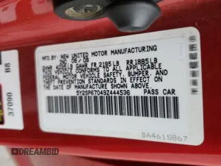 2009 Pontiac Vibe w/1SB with VIN 5Y2SP67049Z444536, listed as a Copart auction lot 44020383 with 0 mi miles and Non Repairable. Bid and sale history available at carsss.com. Image 14.