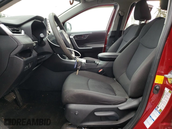 2021 Toyota RAV4 LE with VIN 2T3G1RFVXMW152811, listed as a Copart auction lot 45345095 with 66,871 mi miles and Salvage Title. Bid and sale history available at carsss.com. Image 7.