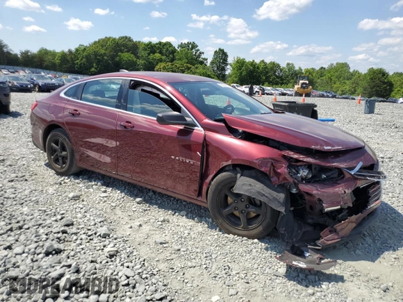 2016 Chevrolet Malibu LS z VIN 1G1ZB5ST8GF294897, wystawiony jako Copart lot #56256665 z przebiegiem Nie podano mil oraz Szkoda całkowita • Salvage title. Historia ofert i sprzedaży dostępna na DreamBid. Obrazek 4.
