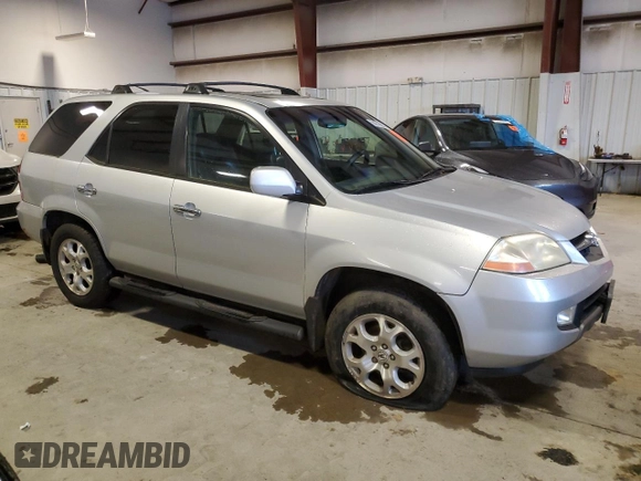2001 Acura MDX Touring Pkg with VIN 2HNYD18611H534749, listed as a Copart auction lot 88319055 with 209,417 mi miles and Clean Title. Bid and sale history available at carsss.com. Image 4.