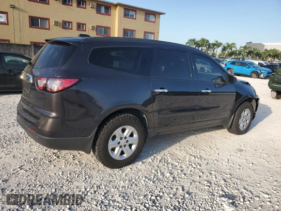 2017 Chevrolet Traverse LS with VIN 1GNKVFED7HJ107374, listed as a Copart auction lot 57341765 with 91,907 mi miles and Salvage title. Bid and sale history available at DreamBid. Image 3.