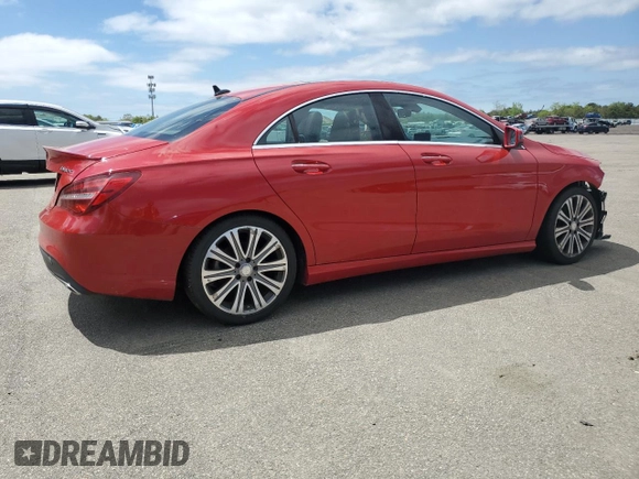 2018 Mercedes-Benz CLA 250 with VIN WDDSJ4GB3JN515220, listed as a Copart auction lot 53488884 with Not Provided miles and . Bid and sale history available at DreamBid. Image 3.