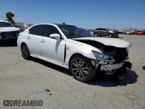 2014 Lexus GS 350 with VIN JTHBE1BL6E5041846, listed as a Copart auction lot 58832955 with 162,804 mi miles and Salvage title. Bid and sale history available at DreamBid. Image 4.