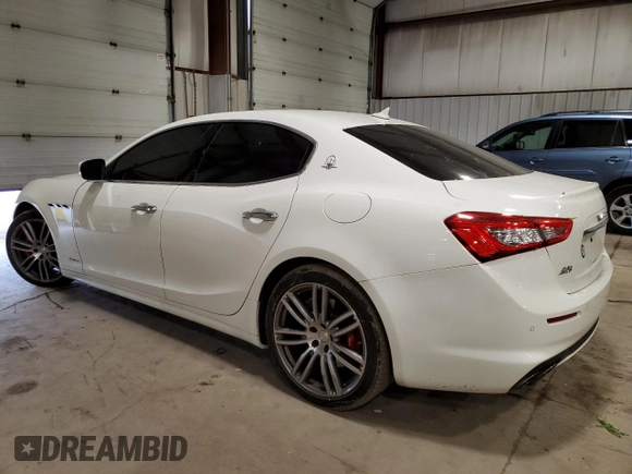 2019 Maserati Ghibli S Q4 GranLusso with VIN ZAM57YTL2K1312724, listed as a Copart auction lot 55137814 with 44,663 mi miles and Salvage Title. Bid and sale history available at carsss.com. Image 2.