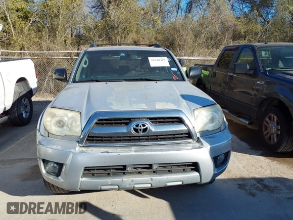 2007 Toyota 4Runner SR5 with VIN JTEZU14R378080220, listed as a IAAI auction lot 41840419 with 204,652 mi miles and . Bid and sale history available at DreamBid. Image 12.
