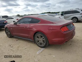 2015 Ford Mustang GT with VIN 1FA6P8CF9F5418062, listed as a Copart auction lot 52352075 with 47,464 mi miles and Salvage Title. Bid and sale history available at carsss.com. Image 2.