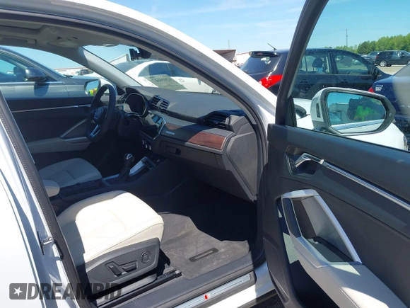 2023 Audi Q3 S line Premium Plus with VIN WA1EECF3XP1127217, listed as a IAAI auction lot 42016607 with 13,772 mi miles. Bid and sale history available at carsss.com. Image 5.