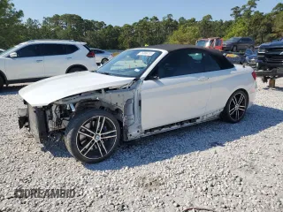 2018 BMW 2 Series M240i with VIN WBA2N1C54JVC27977, listed as a Copart auction lot 75846734 with 38,149 mi miles and Salvage Title. Bid and sale history available at carsss.com. Image 1.