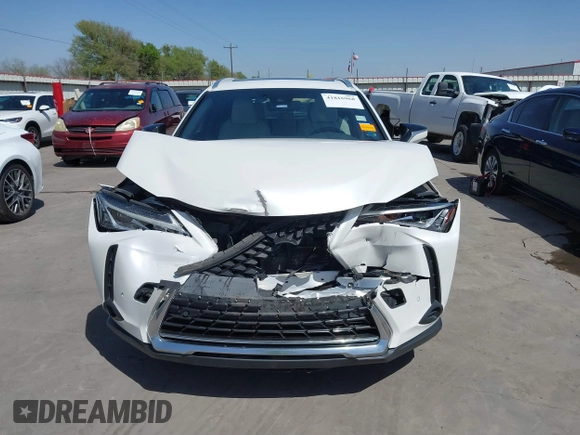 2020 Lexus UX with VIN JTHP9JBH6L2031919, listed as a IAAI auction lot 41816968 with 57,848 mi miles. Bid and sale history available at carsss.com. Image 13.