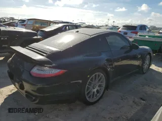 2011 Porsche 911 Turbo with VIN WP0AD2A99BS766866, listed as a Copart auction lot 75252884 with 0 mi miles and Salvage Title. Bid and sale history available at carsss.com. Image 3.