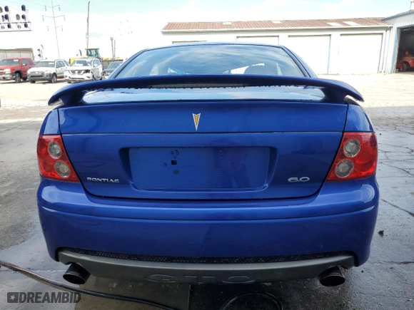 2005 Pontiac GTO with VIN 6G2VX12U15L412092, listed as a Copart auction lot 76594044 with 0 mi miles and Clean Title. Bid and sale history available at carsss.com. Image 6.