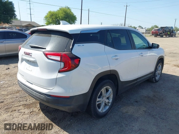 2023 GMC Terrain SLE with VIN 3GKALMEG7PL185822, listed as a IAAI auction lot 41938208 with Not provided miles and . Bid and sale history available at DreamBid. Image 4.