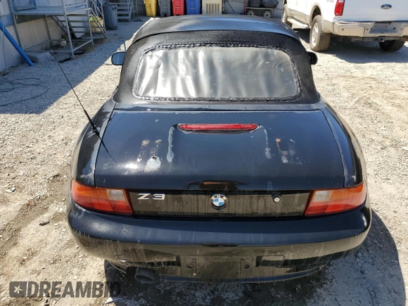 1998 BMW 3 Series Z3 1.9 with VIN 4USCH7336WLE08592, listed as a Copart auction lot 64323205 with 104,281 mi miles and Clean title. Bid and sale history available at DreamBid. Image 6.