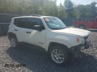 2020 Jeep Renegade Sport with VIN ZACNJBAB8LPL72924, listed as a Copart auction lot 59729075 with 153,257 mi miles and Salvage title. Bid and sale history available at DreamBid. Image 4.