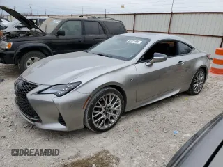 2023 Lexus RC with VIN JTHGZ5BC1P5026532, listed as a Copart auction lot 46121995 with 18,299 mi miles and Salvage Title. Bid and sale history available at carsss.com. Image 1.