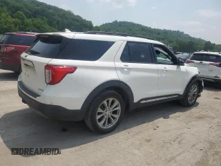 2023 Ford Explorer XLT with VIN 1FMSK8DH4PGC05738, listed as a Copart auction lot 60815665 with 16,313 mi miles and Salvage title. Bid and sale history available at DreamBid. Image 3.