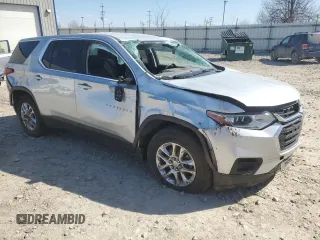 2018 Chevrolet Traverse LS with VIN 1GNEVFKW7JJ118139, listed as a Copart auction lot 51770795 with 122,953 mi miles and Non Repairable. Bid and sale history available at carsss.com. Image 4.