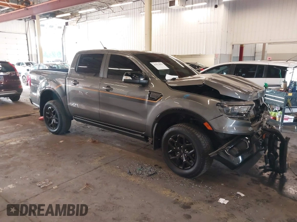 2022 Ford Ranger XL with VIN 1FTER4FH2NLD14366, listed as a IAAI auction lot 40423059 with 44,504 mi miles. Bid and sale history available at carsss.com. Image 1.