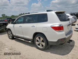 2012 Toyota Highlander Limited with VIN 5TDYK3EH7CS066902, listed as a Copart auction lot 58945295 with 162,859 mi miles and Salvage title. Bid and sale history available at DreamBid. Image 2.