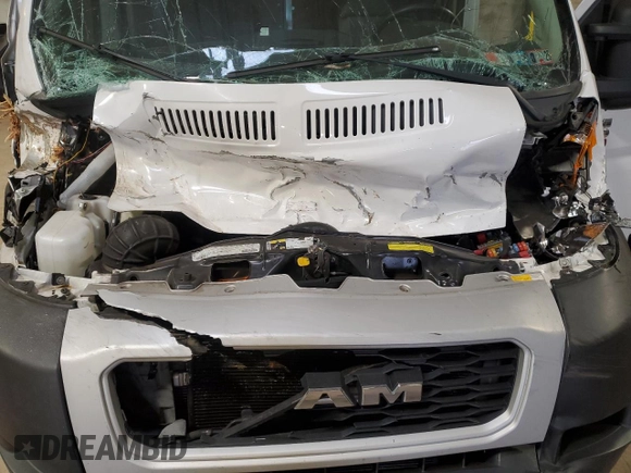 2019 Ram ProMaster Cargo with VIN 3C6TRVNG7KE533390, listed as a Copart auction lot 46660255 with 118,573 mi miles and Salvage Title. Bid and sale history available at DreamBid. Image 12.