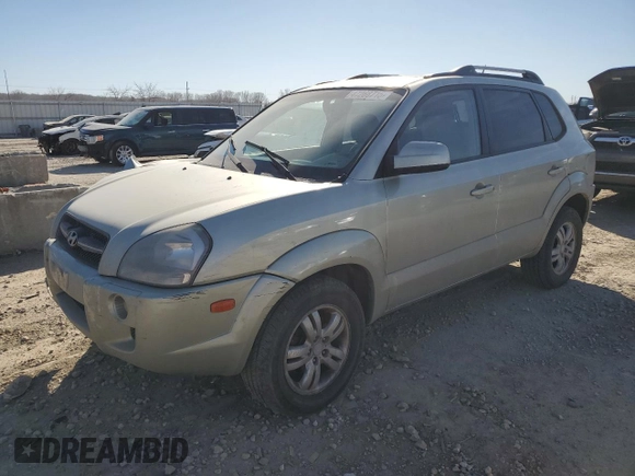 2007 Hyundai Tucson SE with VIN KM8JN12D27U493464, listed as a Copart auction lot 47268715 with 174,474 mi miles and Salvage Title. Bid and sale history available at carsss.com. Image 1.