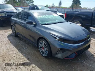 2022 Kia Forte GT with VIN 3KPF44AC4NE424181, listed as a IAAI auction lot 41857816 with 52,832 mi miles. Bid and sale history available at carsss.com. Image 1.