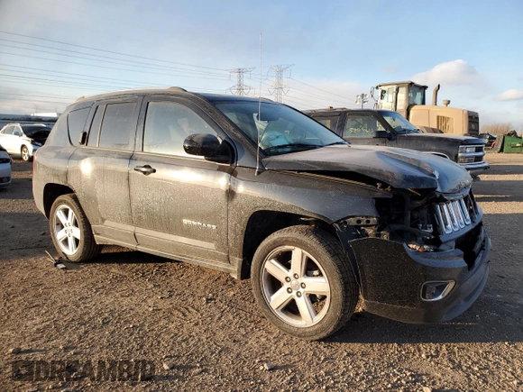2014 Jeep Compass High Altitude with VIN 1C4NJCEAXED680799, listed as a Copart auction lot 89081285 with 63,447 mi miles and Salvage Title. Bid and sale history available at carsss.com. Image 4.