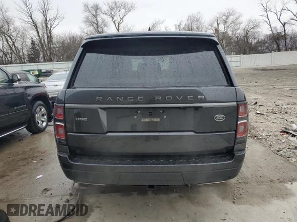 2019 Land Rover Range Rover HSE with VIN SALGS2SV8KA539212, listed as a Copart auction lot 52172195 with 75,349 mi miles and Clean Title. Bid and sale history available at DreamBid. Image 6.