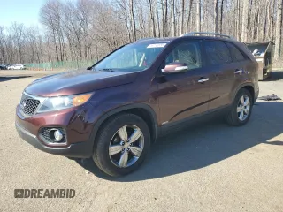 2012 Kia Sorento EX with VIN 5XYKUDA26CG284155, listed as a Copart auction lot 49710855 with 122,029 mi miles and Salvage Title. Bid and sale history available at carsss.com. Image 1.