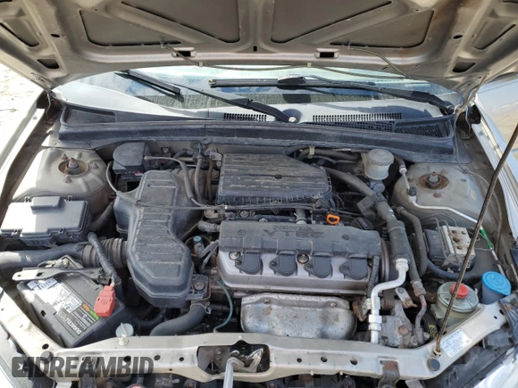2004 Honda Civic EX with VIN 2HGES26764H529889, listed as a Copart auction lot 49139985 with 153,737 mi miles and Salvage Title. Bid and sale history available at DreamBid. Image 11.