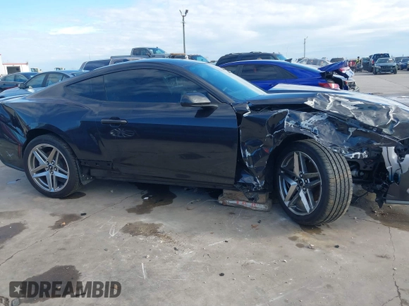 2024 Ford Mustang EcoBoost with VIN 1FA6P8TH0R5118562, listed as a IAAI auction lot 41340897 with 3,155 mi miles. Bid and sale history available at carsss.com. Image 14.