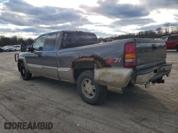 2000 GMC New Sierra 1500 SLE with VIN 2GTEK19T6Y1127628, listed as a Copart auction lot 80293634 with 190,103 mi miles and Salvage Title. Bid and sale history available at carsss.com. Image 2.